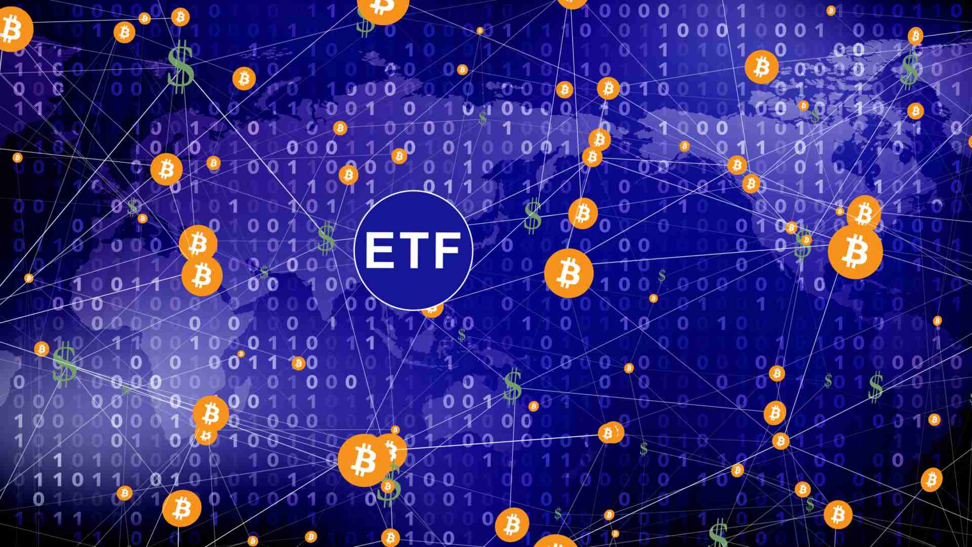 美国机构投资者的比特币ETF首次下降